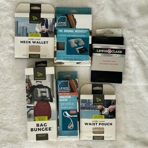 Travel Accessories Ultimate Lot of 6 NEW Travel Essentials